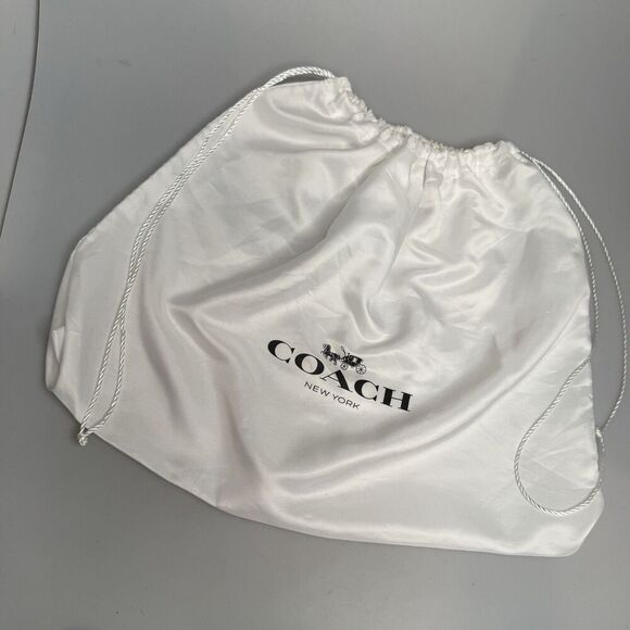 Coach Ashley Ginger Beet Leather Swing pack Silver Hardware Bag Purse - Picture 12 of 16